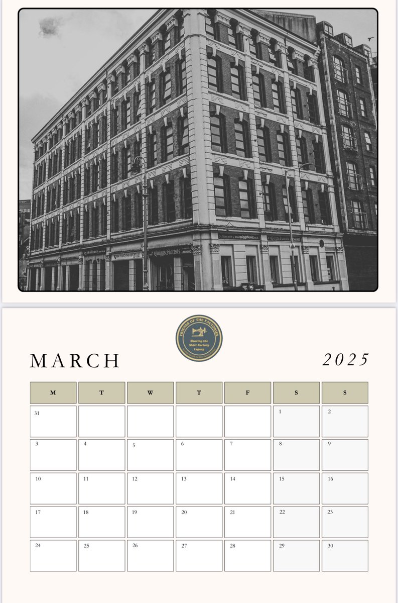 FOTF21's tweet photo. Hello March 💐
The Hogg & Mitchell factory was built in 1898 by David Hogg & Charles Mitchell, designed by WA Barker, it is a 5 story building & operated till the 1970s.
On 1st May 2021 a plaque was unveiled on the factory in honour of the #factorygirls & workers 🙌 #visitderry https://t.co/2GUhxxGghy