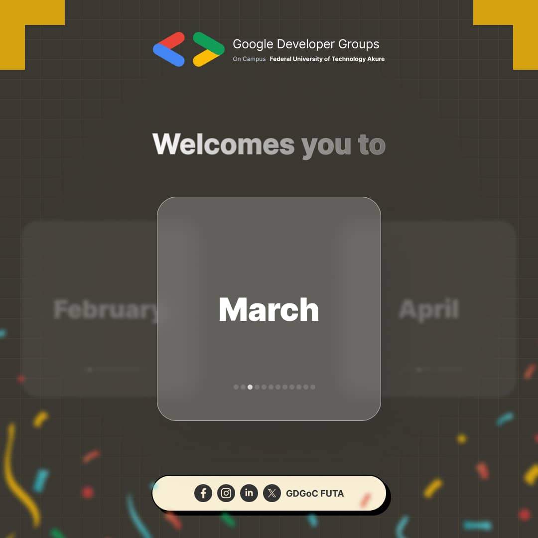 Google Developer Groups on Campus FUTA tweet media