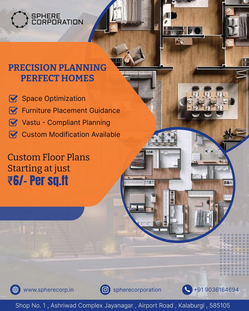 shcodify's tweet image. Designed this social media ad post for a client @spherecorporation showcase their floor planning services!🏡.
Need engaging visuals for your business? Let’s connect! 🚀
#digitalmarketing #socialmedia #branding #marketing #figmadesign #ad #seo #graphicdesign #uiuxdesign #design