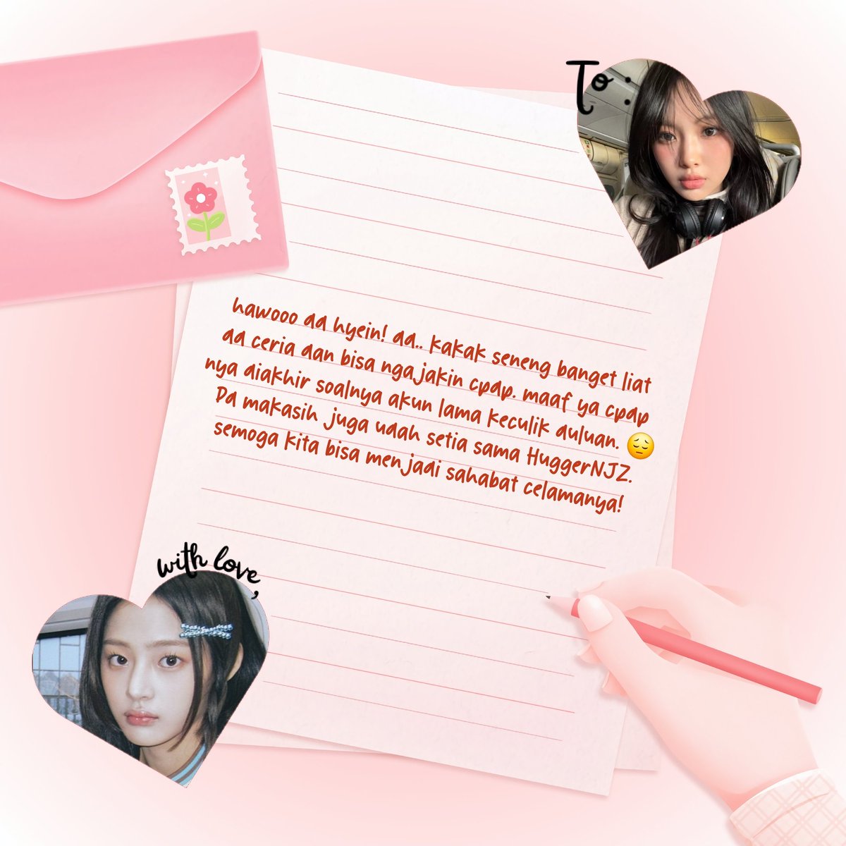 HuggerMinji's tweet photo. @FairyKittyHug Love, @HuggerHanni @HuggerHaerin @HuggerHyein @HuggerTaesan https://t.co/M5Y31YxrKb