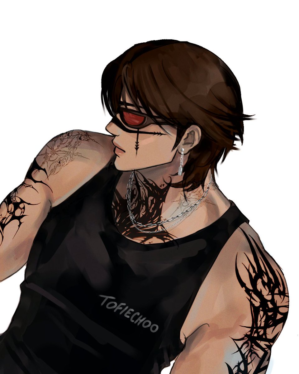 tofiechou's tweet image. Biker choso fanart #chosokamo #fanart #jjk #jjkfanart #choso #choso #chosofanart #jjkau