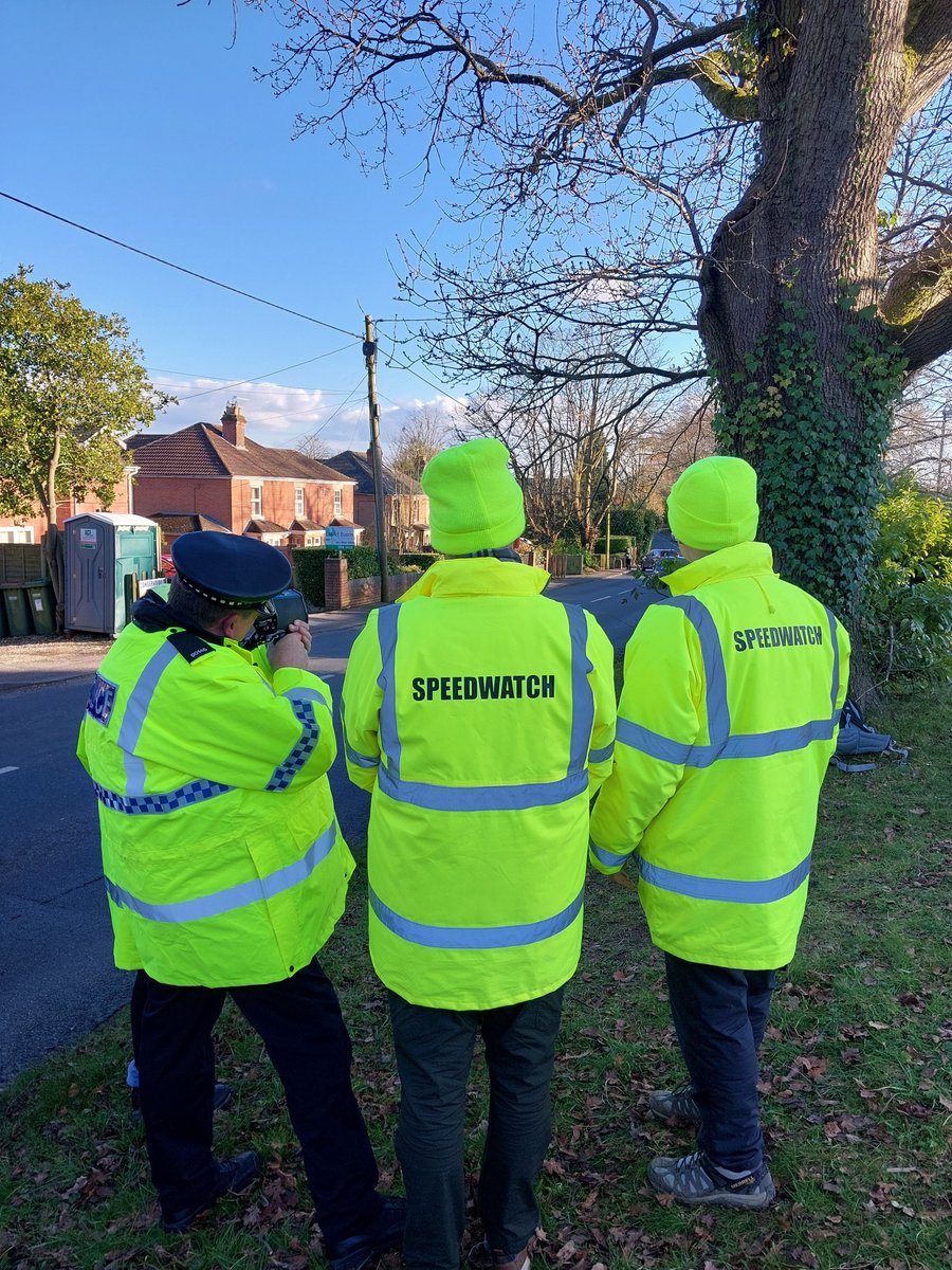 SC 90145 regularly works with Community Speed Watch in Chandlers Ford - a national volunteer road safety initiative. This is after continual community concerns about speeding. Yesterday in just a 1 hour period, 9 vehicles were reported for speeds between 35 and 44 MPH. #90145