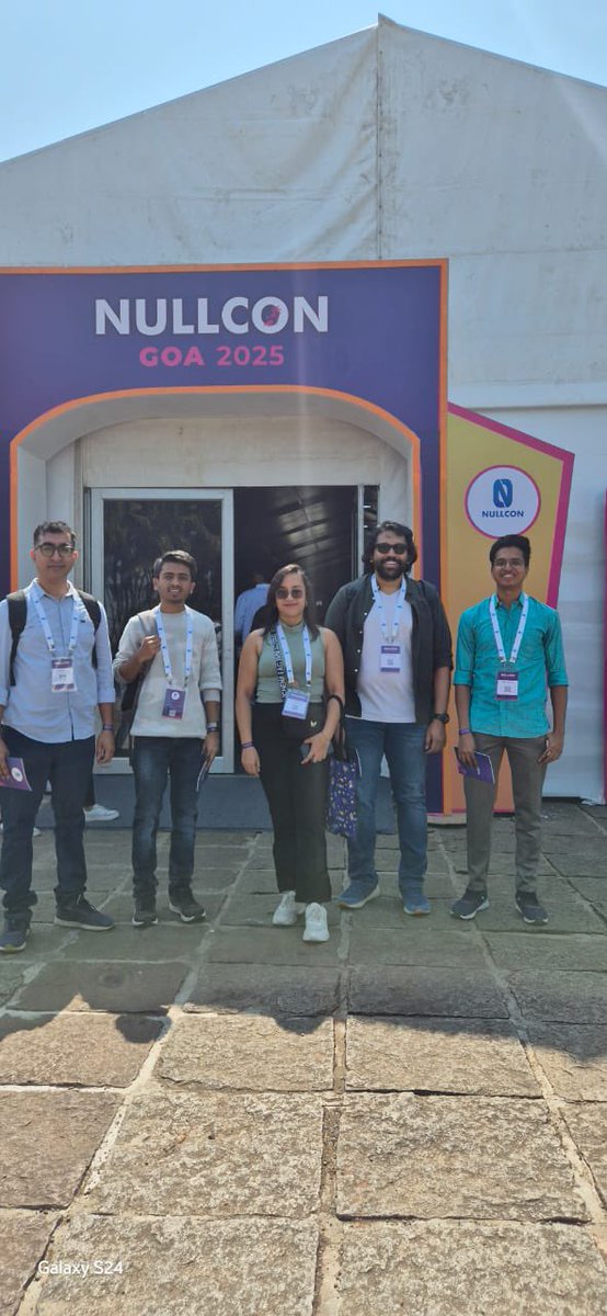Team <a href="/hackrew_/">Hackrew</a> at <a href="/nullcon/">NULLCON</a> 2025✌️

<a href="/kmskrishna/">Sai Krishna Kothapalli</a> <a href="/anangsha_/">Anangsha Alammyan</a> <a href="/Chetan_CMC/">Chetan Chinchulkar</a>