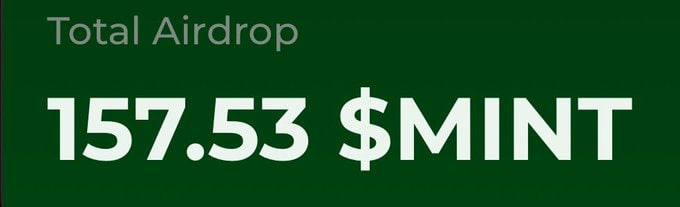 Babylone_eth's tweet photo. 🍀 $MINT Airdrop Checker is LIVE: Check Your Eligibility Now

🚀 Check here: https://t.co/1ZJJSCdYEq

🐳 Claiming starts: March 7th, 2025, 6:00 (UTC). https://t.co/o4wlbZtSKE