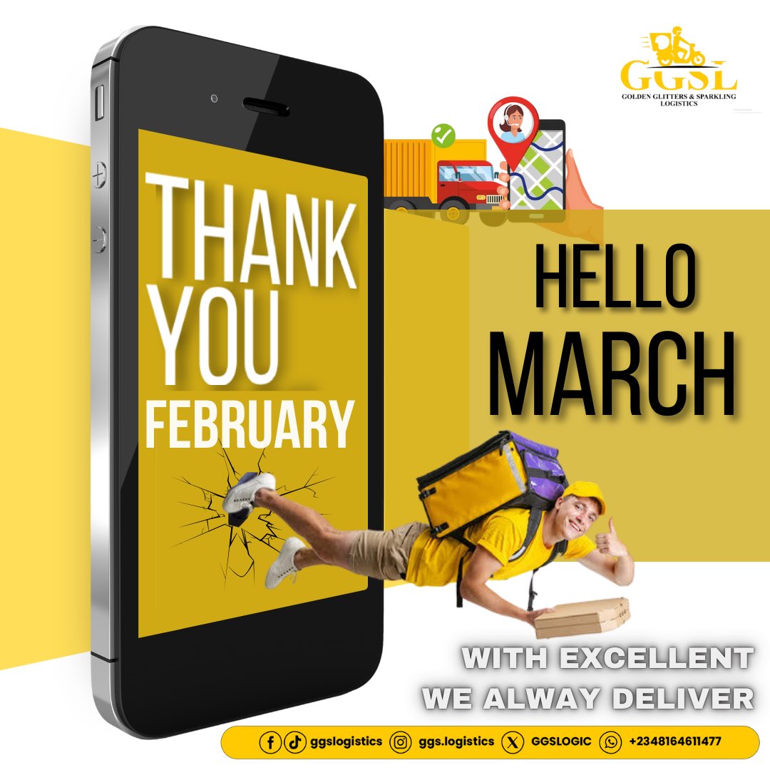 GGSLOGIC's tweet photo. Welcome to the Month of March
Month of excellent delivery 

#HappyNewMonth #Ramadan #Lambo #Zelensky #Ukraine #Trump #Burna https://t.co/JtIVCqs1nA