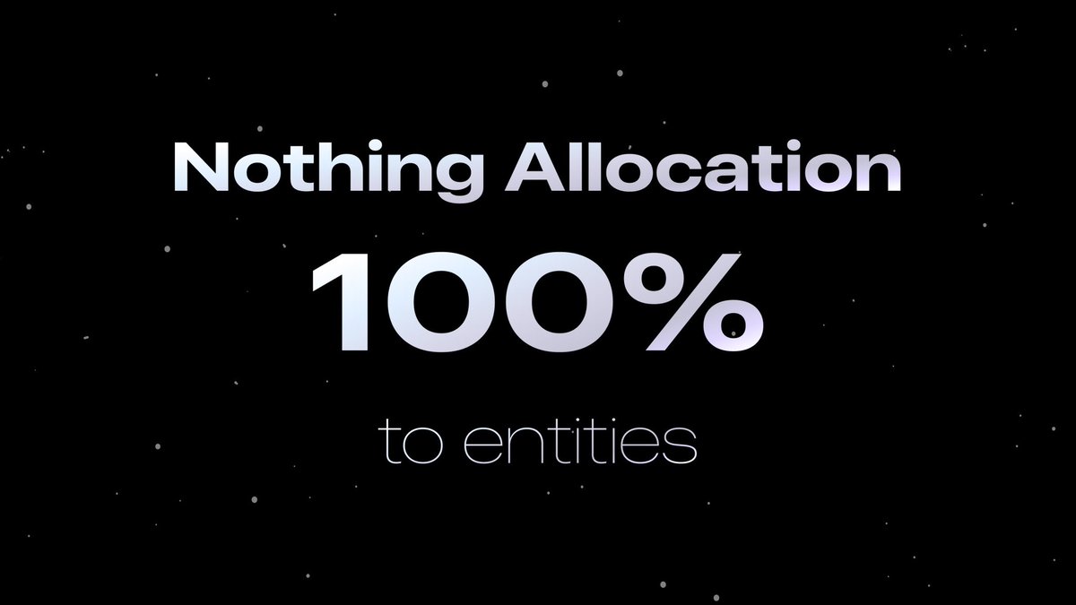 Nothing. all or nothing.

no team tokens. no private allocations. no hidden cuts.
100% of the drop belongs to the entities.

the void does not take - it only gives back what was put in.
the only question is: how much will you leave behind?