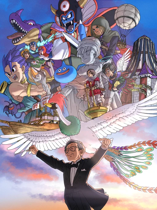 When I was a child, I was just a boy who admired Akira Toriyama and started drawing because of him. At one point, I dreamed of becoming a hero , and at another, I wanted to be a manga artist . A few years ago, I started posting fan art of Dragon Quest and Chrono Trigger, and