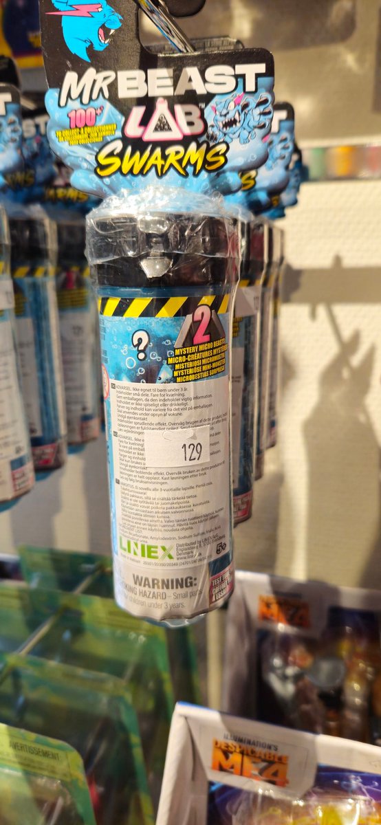 softarn88's tweet photo. @MrBeast FYI packaging in Sweden looks a bit lame with warning sticker translation all over https://t.co/AQjTY0AivN