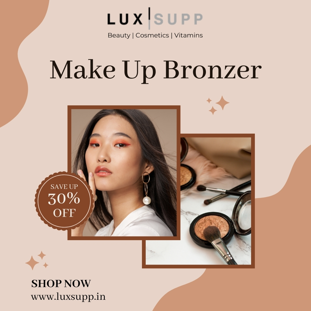 LuxsuppIndia's tweet photo. Glow like the sun, shine like a star! ✨☀️ A touch of bronzer is all you need for that sunkissed, sculpted perfection.
#BronzedBeauty #GlowUp #SunkissedSkin #makeupbronzer #MakeupEssentials #eyeshadowbrush #facebrush #MakeupGoals #ArtOfMakeup #MakeupTransformation #foryou https://t.co/vVPpk6TcJH