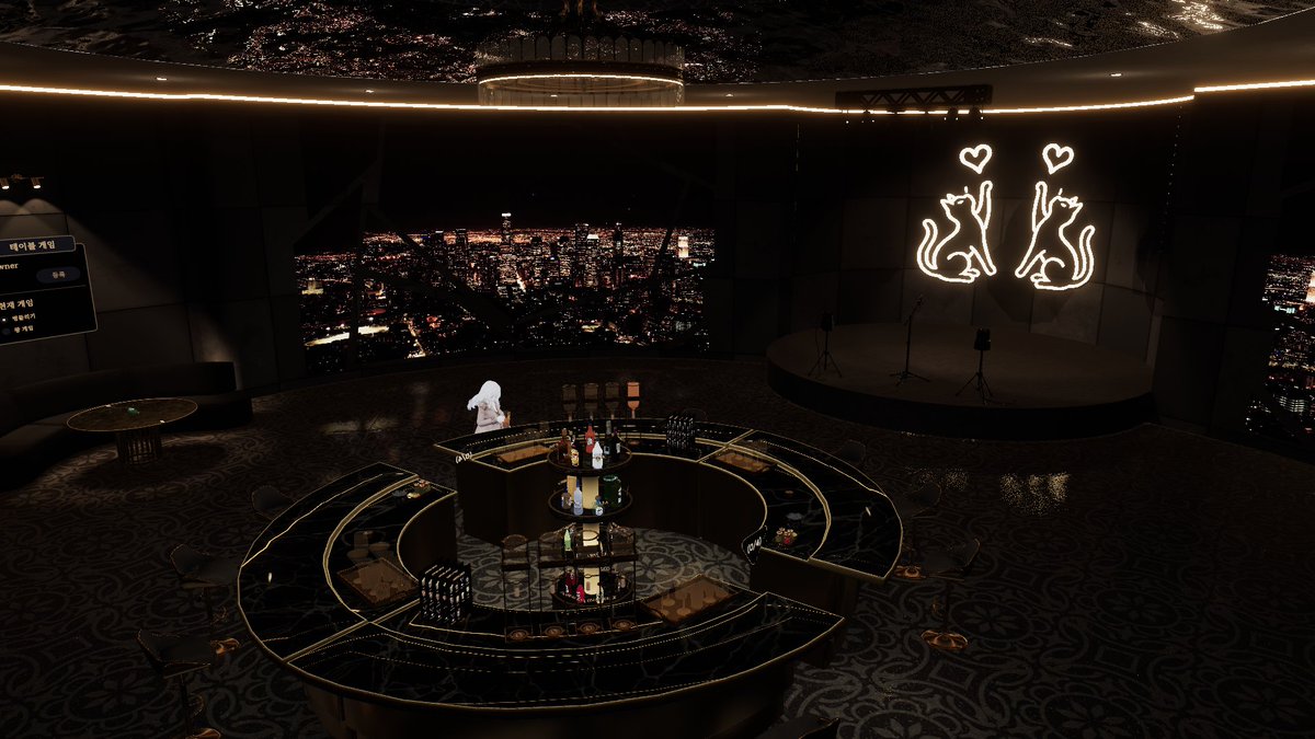 Sinabro_vrc's tweet photo. Oh! A Bar World is now open! 
Become a bartender and craft cocktails‚ or be a guest and enjoy a drink․  
Relax‚ chat‚ and have a great time here․ 
Cheersǃ 🍸

https://t.co/XbUbnGeMrC

#MadeWithVRChat #VRChat #World #Udon #UdonSharp https://t.co/SRBReVQSTY