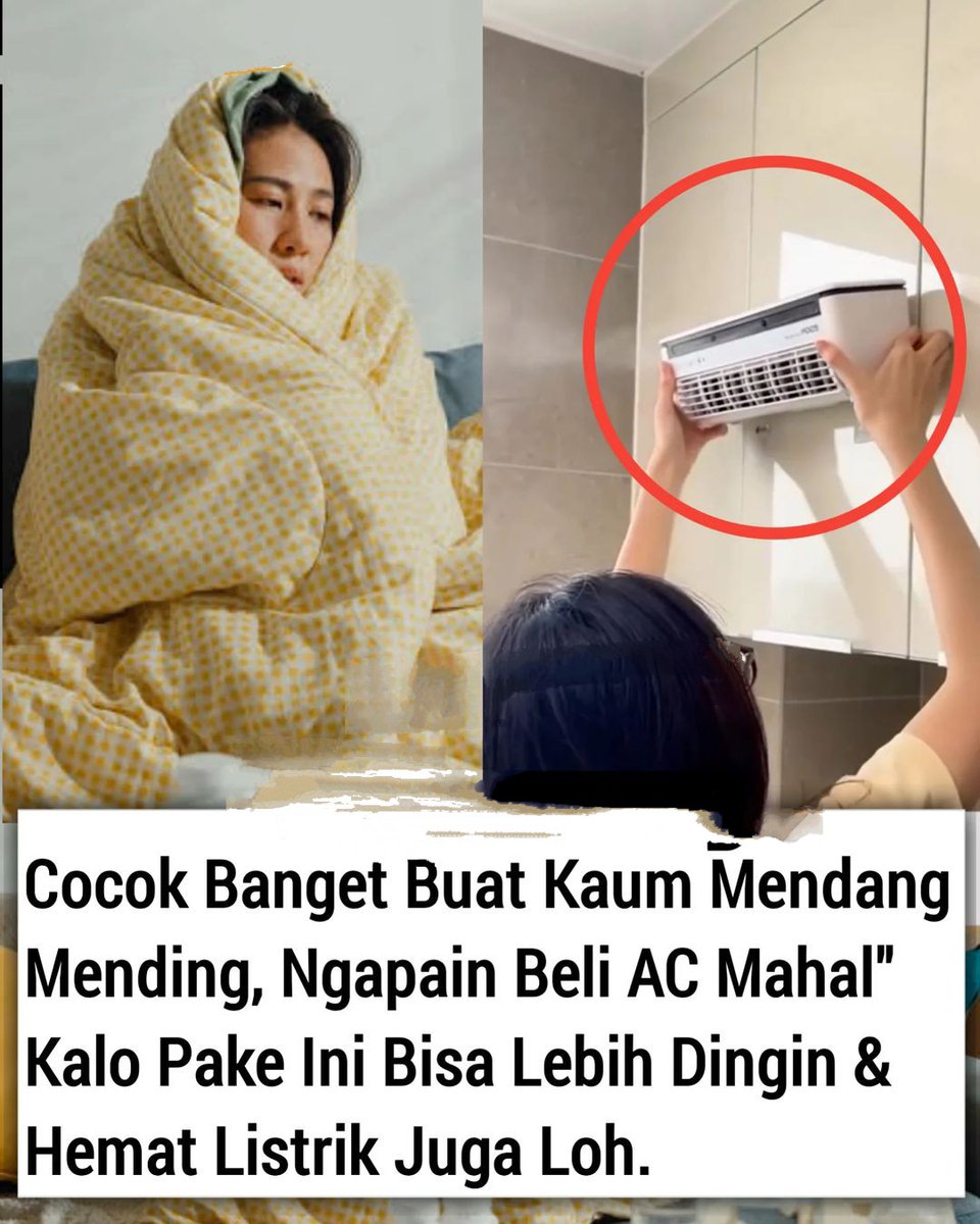 Cocok banget buat kaum mendang mending AC portabel 

a thread