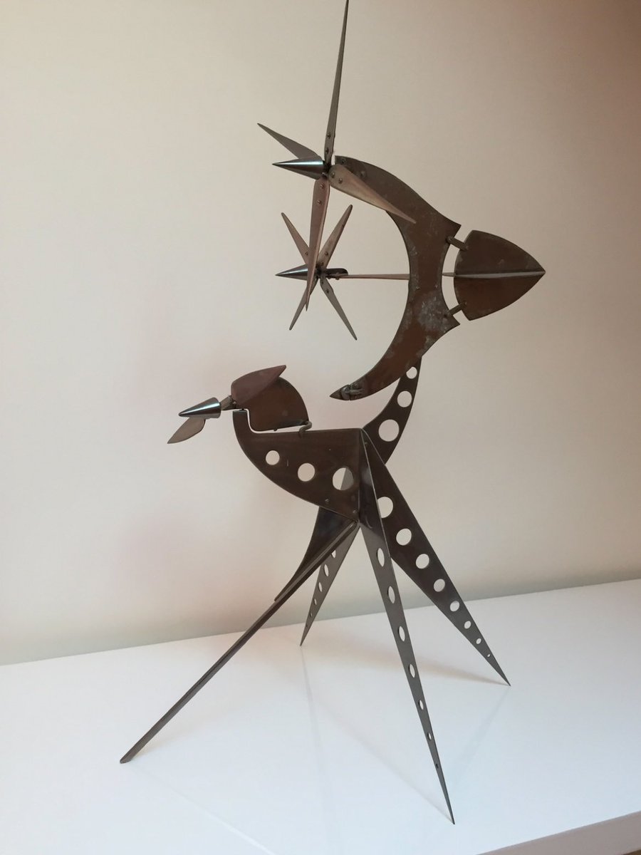 pascalberger691's tweet photo. «KLEIN D ŒIL A YVES »,peinture, acrylique sur toile de série 2025.
Un point de réalité, « sculpture en acier, peint de la série aérienne », au musée sprengel de Hanovre. #art #museum #abstractiongeometrique #peinture #sculpture #contemporyartist #contemporaryart #abstracart https://t.co/bWOjmSAH5p