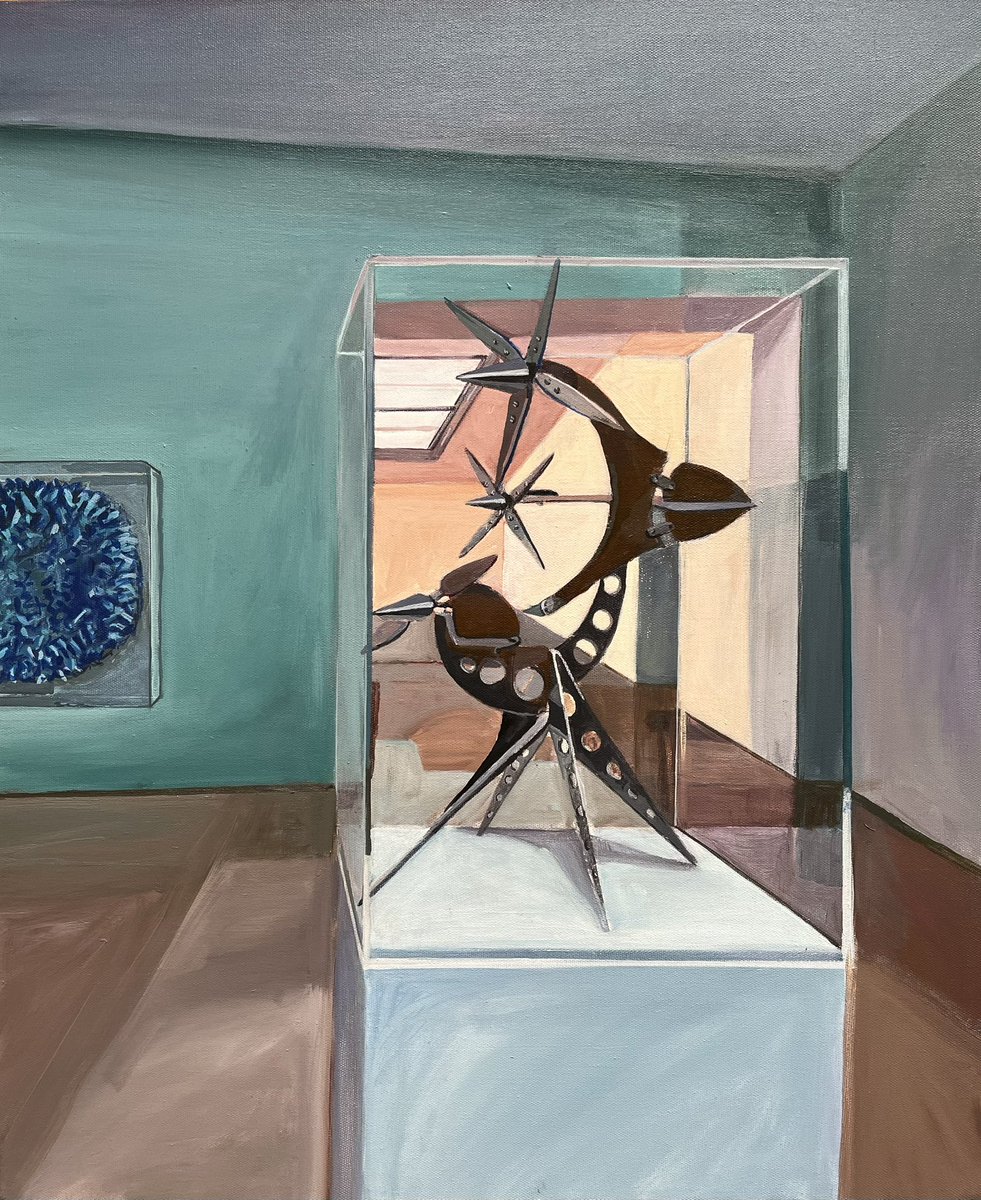 pascalberger691's tweet photo. «KLEIN D ŒIL A YVES »,peinture, acrylique sur toile de série 2025.
Un point de réalité, « sculpture en acier, peint de la série aérienne », au musée sprengel de Hanovre. #art #museum #abstractiongeometrique #peinture #sculpture #contemporyartist #contemporaryart #abstracart https://t.co/bWOjmSAH5p