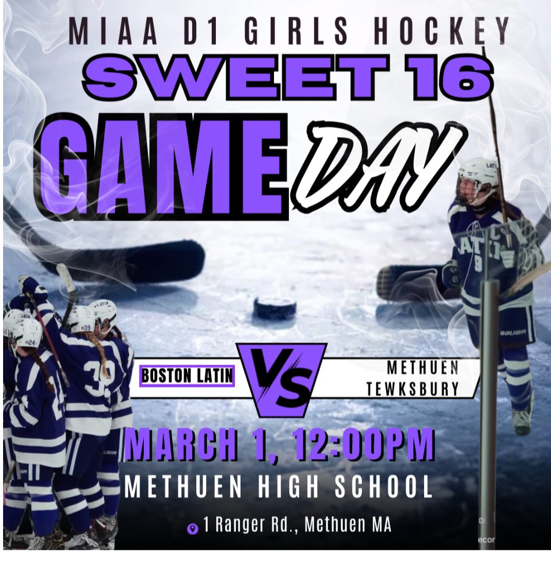 @BLSGirlsHockey (@blsgirlshockey) on Twitter photo Looking for something today ?Girls travel to Methuen to take on Tewksbury/Methuen Co-op in another DCL/MVC matchup!
Buckle up! <a href="/MHL_Scoreboard/">My Hockey Live Scoreboard</a> <a href="/MassHSHockey/">MassHSHockey</a> <a href="/mpuzzanghera/">Mike Puzzanghera</a> <a href="/T_Mulherin/">Tom Mulherin</a> <a href="/BostonHeraldHS/">Danny Ventura</a> <a href="/BLS_Athletics/">Boston Latin School Athletics</a> <a href="/HNIBonline/">Hockey Night</a> <a href="/AthleticsBPS/">Boston Public Schools Athletics</a> <a href="/GlobeSchools/">Boston Globe Schools</a> <a href="/MIAA033/">MIAA</a> <a href="/bls1635blsa/">BLSA</a> Looking for something today ?Girls travel to Methuen to take on Tewksbury/Methuen Co-op in another DCL/MVC matchup!
Buckle up! <a href="/MHL_Scoreboard/">My Hockey Live Scoreboard</a> <a href="/MassHSHockey/">MassHSHockey</a> <a href="/mpuzzanghera/">Mike Puzzanghera</a> <a href="/T_Mulherin/">Tom Mulherin</a> <a href="/BostonHeraldHS/">Danny Ventura</a> <a href="/BLS_Athletics/">Boston Latin School Athletics</a> <a href="/HNIBonline/">Hockey Night</a> <a href="/AthleticsBPS/">Boston Public Schools Athletics</a> <a href="/GlobeSchools/">Boston Globe Schools</a> <a href="/MIAA033/">MIAA</a> <a href="/bls1635blsa/">BLSA</a>