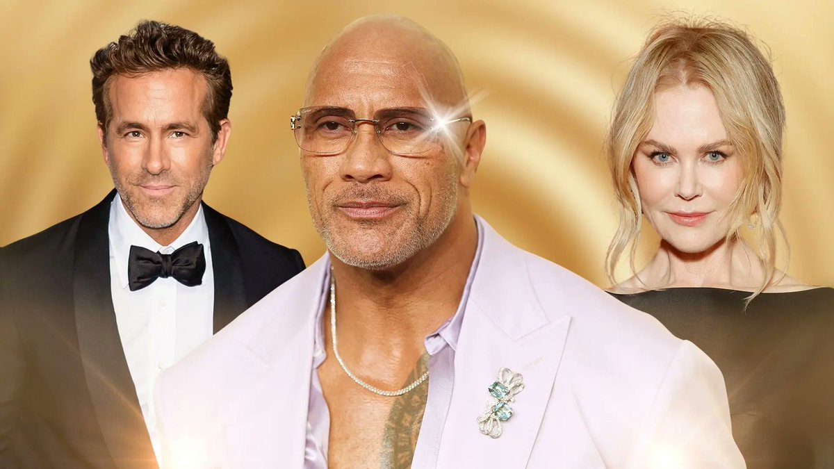 Actores/actrices mejor pagad@s 2024
1. Dwayne Johnson: $88M
2. Ryan Reynolds: $85M
3. Kevin Hart: $81M
4. Jerry Seinfeld: $60M
5. Hugh Jackman: $50M
6. Brad Pitt: $32M
7. George Clooney: $31M
8. Nicole Kidman: $31M
9. Adam Sandler: $26M
10.Will Smith: $26M
wp.me/pa7I1P-xSa