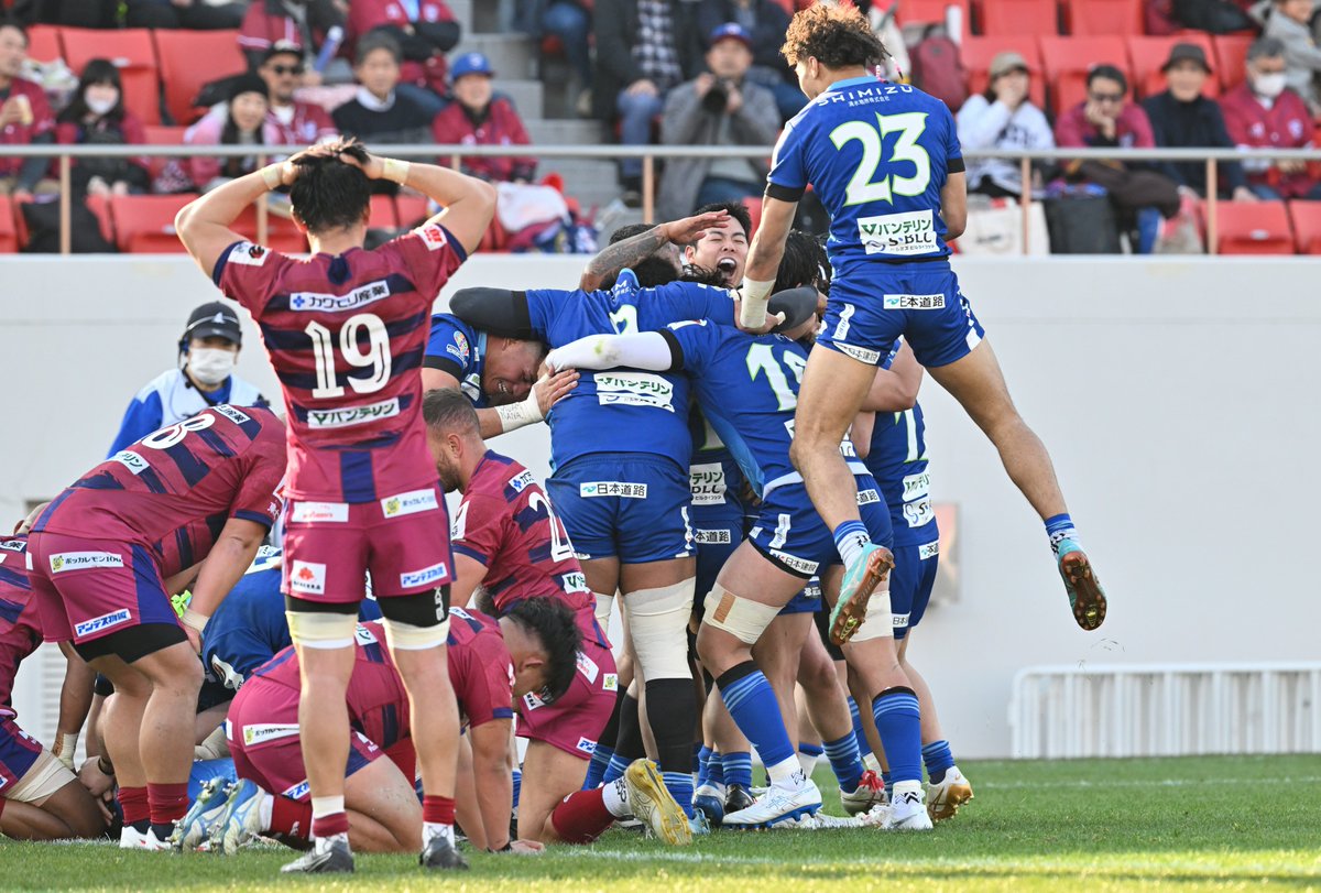 【リーグワン ディビジョン2】ブルーシャークス、終盤の課題克服し劇的勝利！ライナーズはまたしてもホストゲーム初勝利ならず。
rugby-rp.com/2025/03/01/dom…
#リーグワン
#ディビジョン2
#清水建設江東ブルーシャークス
#田森海音
#花園近鉄ライナーズ
#ラグビー
#rugby