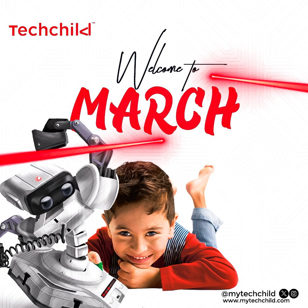 mytechchild's tweet image. Hello, March! 🤖
A month filled with fresh opportunities and vibrant energy.
Let TechChild’s innovative programs propel your child to incredible new heights in tech mastery. Explore skills like #pythonforkids or #javascript
Join us in shaping future innovators!
#TechChild