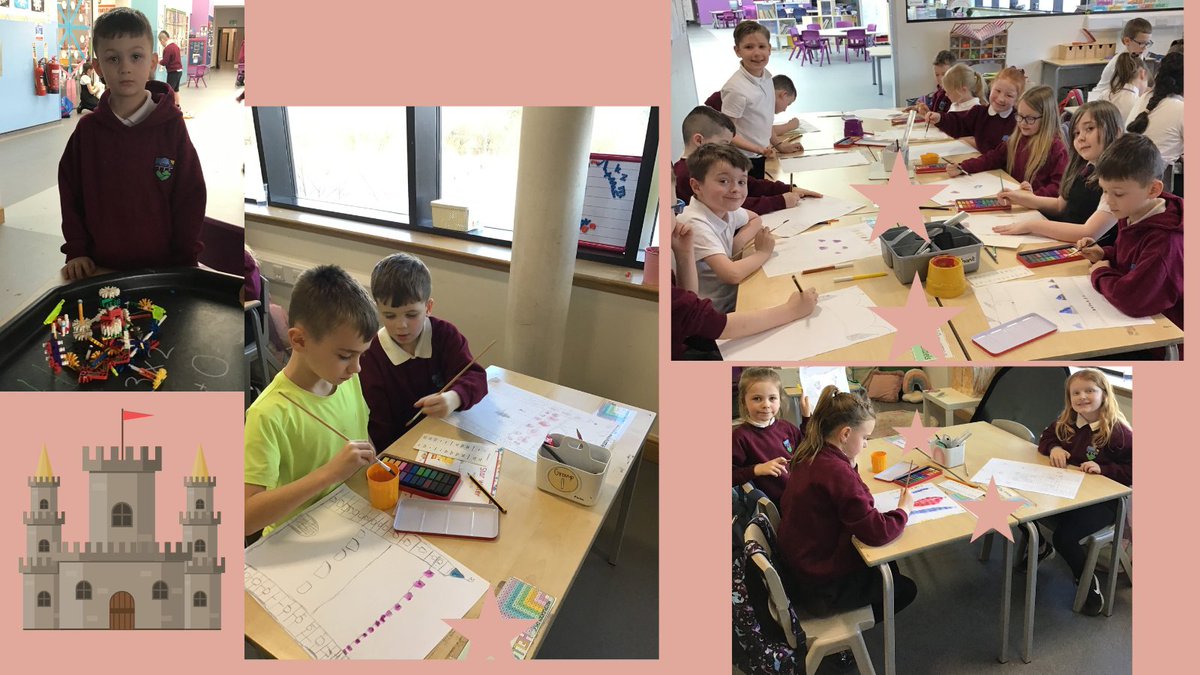 PrimaryHilltop's tweet photo. Primary 3A have worked hard this week on castle history, watercolor paintings, and STEM bridge building for their assembly! ๐ฐ๐จ๐ #STEM #CreativeLearnin https://t.co/fsGY70xrJJ