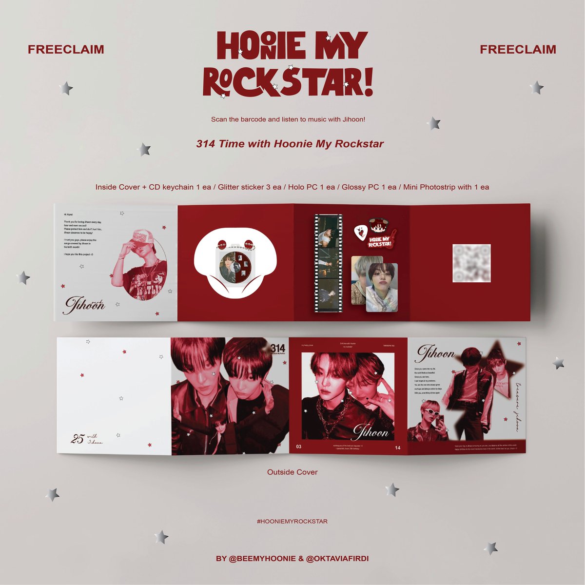 🎸 Hoonie My Rockstar | 𝙅𝙞𝙝𝙤𝙤𝙣 𝘽𝙞𝙧𝙩𝙝𝙙𝙖𝙮 𝙁𝙧𝙚𝙚𝙗𝙞𝙚𝙨 𝘣𝘺 <a href="/beemyhoonie/">₊˚ʚ inn ₊˚ ☘︎ ﾟ. || PC Nameboard Open</a> × <a href="/oktaviafirdi/">oktaa</a>

── how to claim?
★ rt + likes this post
★ limited qty
★ war via 🍊 
     03/03/2025 ─ 14.30 WIB!

Please drop your @ if you’re interested!

#HoonieMyRockstar