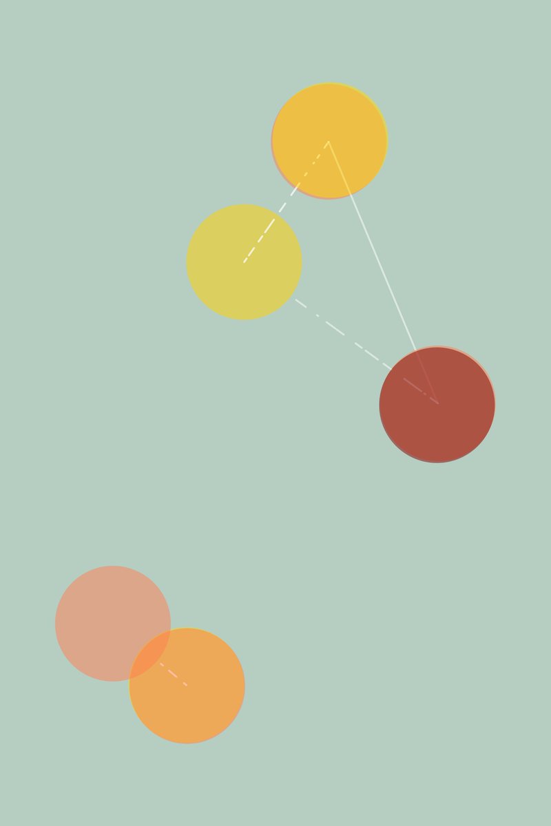 ayamflow's tweet image. weak attraction

–– palettes from named css colors (i.e. &quot;gold&quot;, &quot;coral&quot;, &quot;maroon&quot;, etc) with slight hue shift and background blending

#generativeart #madewithfragment