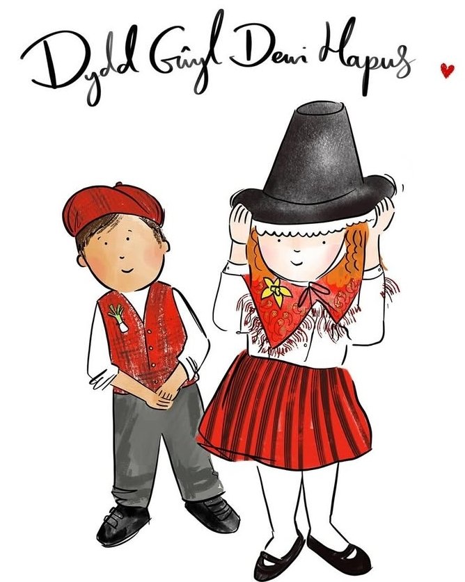 Dydd Gŵyl Dewi Hapus i holl ffrindiau YGBM! ~ Happy St David's Day to all friends of YGBM! 🏴󠁧󠁢󠁷󠁬󠁳󠁿