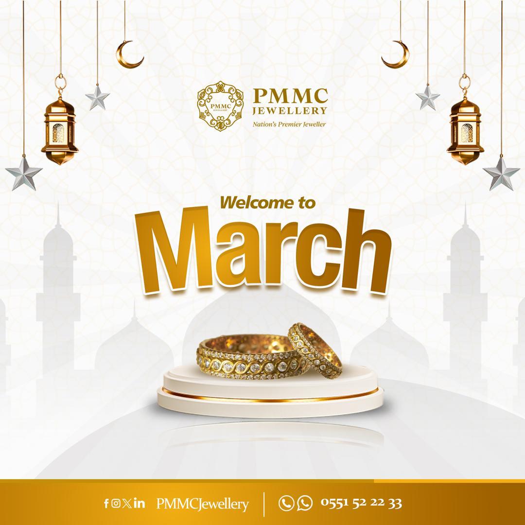 GOLDBODJewelry's tweet image. Happy March!

 Spring into style with PMMC Jewellery. ✨️💍

 As we welcome a new month, we also wish those observing Ramadan a peaceful and reflective holy month. ☪️🕌📿

#PMMCJewellery #MarchVibes #RamadanMubarak #JewelleryLover
