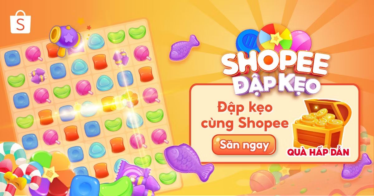 Quà tặng đặc biệt dành riêng cho các "tay chơi" mới cùng nhiều phần quà hấp dẫn khác đang chờ bạn đổi tại "Shopee Đập Kẹo"! Tham gia ngay! shp.ee/4qwyn03gtph