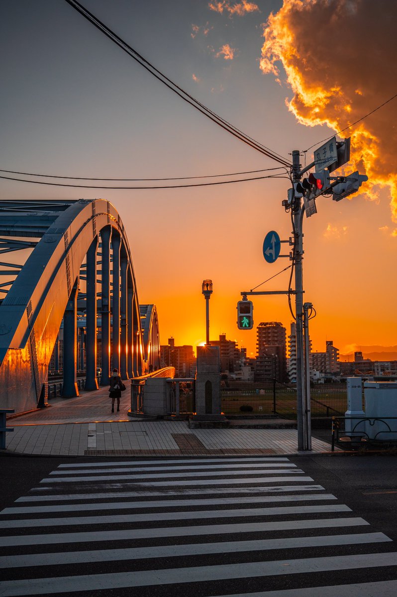 ノスタルジックな夕焼け世界。