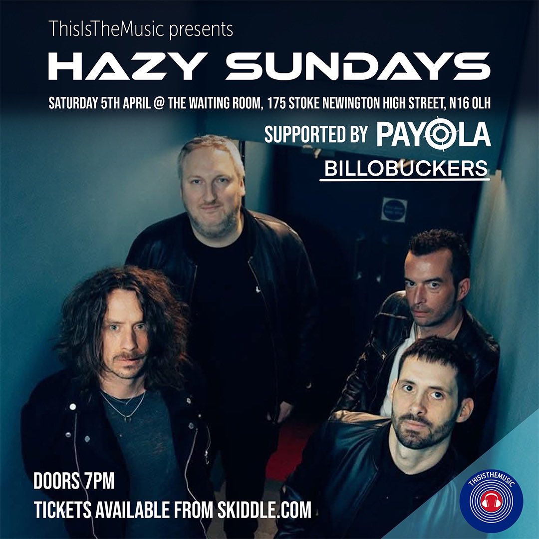 5 weeks today until the next ThisIsTheMusic presents showcase. 

I really can’t emphasise enough about buying tickets for this gig. We aren’t even close to being 50% sold out. 

So please buy a ticket &amp; support the bands 

skiddle.com/whats-on/Londo…

#livemusic