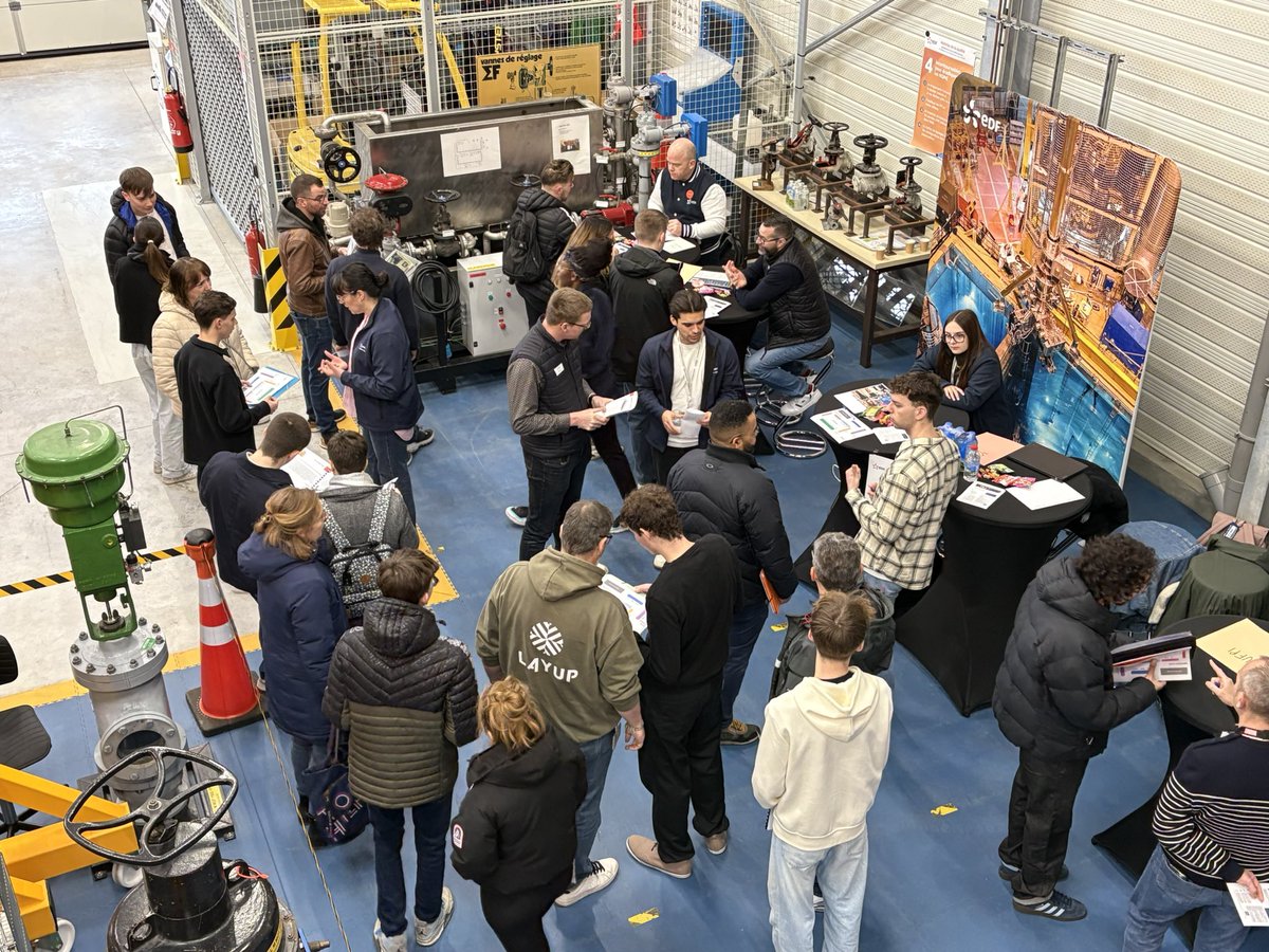 EDF_Paluel's tweet image. Le Forum de l’emploi des métiers techniques de la centrale se tient aujourd’hui et c’est déjà un succès ! Avec 450 inscrits attendus sur la journée, l’événement confirme l’intérêt pour les carrières industrielles et le nucléaire normand. #emploi #alternance #stage