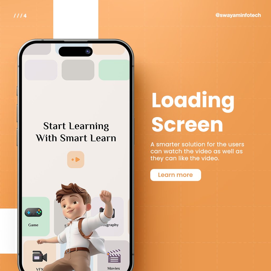 swayaminfotech's tweet image. Explore the power of online learning with our e-learning app. Introducing the Smart Learn Video Application—an innovative E-learning platform. 
.
Visit: swayaminfotech.com/smart-learn-vi… 
.
#elearningappdevelopment #elearningvideoapp #smartlearnapp #learningapp #smartphone #elearningapp