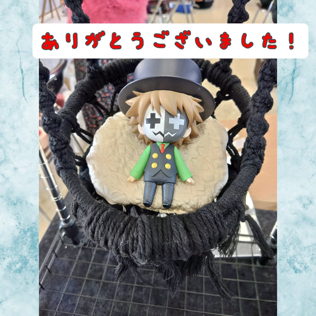 sankinkoutai_bs's tweet photo. 本日は『あなたの推し活を全力で応援したい作家が集まりました』にて、お立ち寄りいただきありがとうございました❗楽しかった～。ハンモックチェアも写真撮って下さってありがとうございます。作った甲斐がありました～。 https://t.co/GvhTzwEUY5