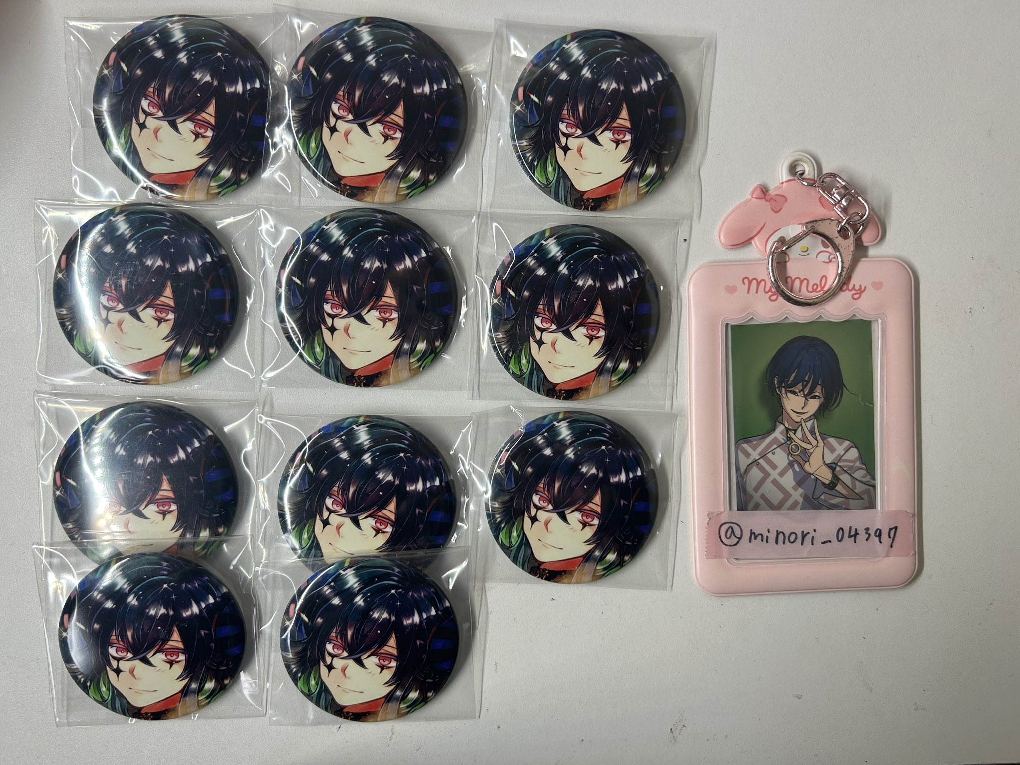 悪魔執事と黒い猫 バスティン 21点 バト缶 缶バッジ あくねこ