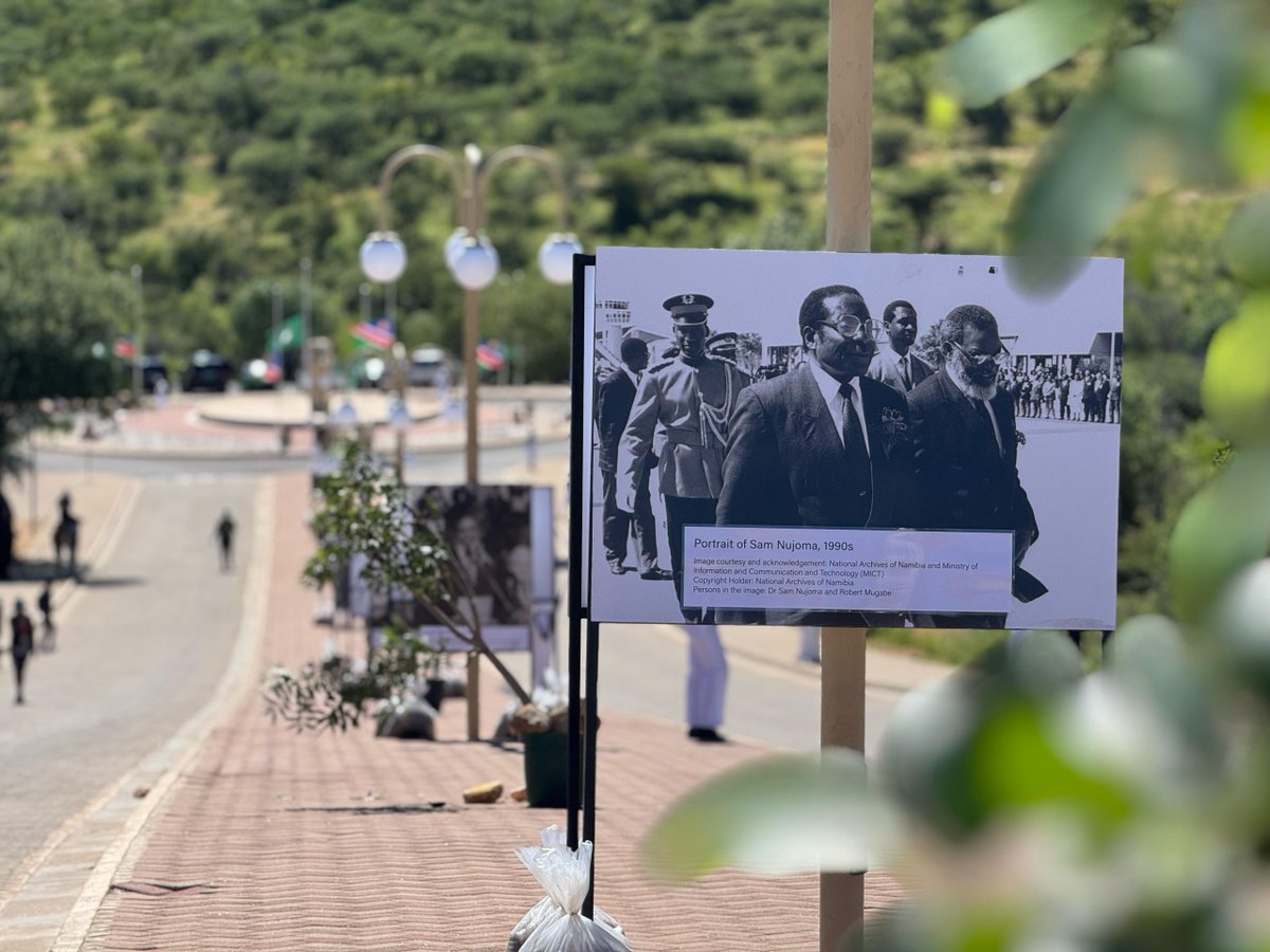 NBCDigitalNews's tweet image. IN MEMORY OF NUJOMA | In pictures: State Funeral of Namibia's Founding President Sam Nujoma at Heroes' Acre, Windhoek. The service is held under the theme "Celebrating a Revolutionary, Honouring an African Icon".

#NBCNews #nbcdigitalnews #nbcDSTV282 #nbcGOtv20 #nbcPlusApp