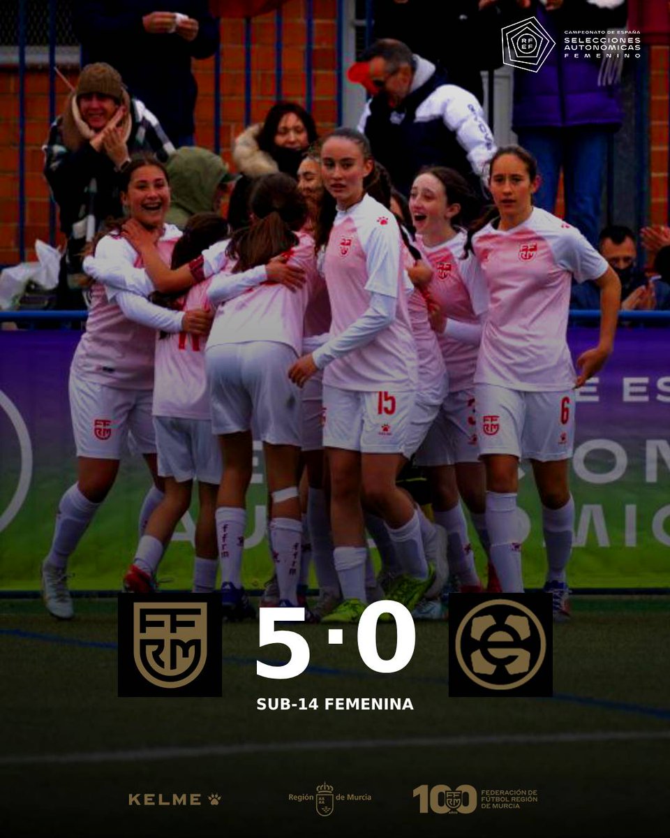 ⏰ 70' | ¡𝗙𝗜𝗡𝗔𝗔𝗔𝗔𝗟! ¡𝗩𝗜𝗖𝗧𝗢𝗥𝗜𝗔! | ✅ #FFRM 5-0 #EXT 

🤩 ¡Triunfo de la FFRM Sub-14 femenina ante Extremadura en su primer partido de la Fase Plata en Zaragoza👏!

🙂‍↔️ ¡GRAAAAANDES! #VamosFFRM / #CentenarioFFRM
 
ℹ️ ffrm.es/pnfg/NNws_ShwN…