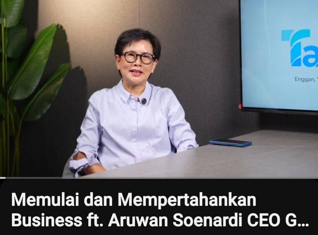 Tips bagaimana memulai dan mempertahankan usaha dari owner family business generasi ke 3 dengan usia company 78 Tahun... 

youtube.com/watch?v=g9JCEr…

Follow youtube @TaxgoIDR
IG <a href="/taxgo/">tax</a>.idn

Belajar pajak jadi lebih mudah ! 

Yuk Belajar Pajak ...