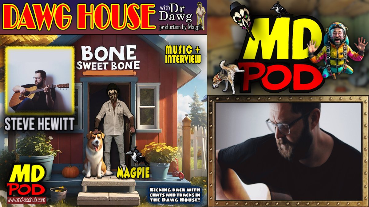 MD POD (@mdpod_hub) on Twitter photo 🌟This week on MD POD, we've interviewed and spotlighted "STEVE HEWITT"🎧Exclusive interview in "DAWG HOUSE with Dr. DAWG."👉Catch it at md-podhub.com/steve-hewitt 👍Shoutout to <a href="/stevehewittSHM/">Steve Hewitt Music</a> <a href="/WEAK13/">WEAK13</a> <a href="/undurskin/">Undurskin</a> <a href="/jam_tako3/">JAM-TAKO</a> <a href="/dorner_martina/">Martina Dörner</a> <a href="/ChuckyTrading/">Chucky Trading Co</a> <a href="/magpie_sally/">Magpie Sally</a> 🌟This week on MD POD, we've interviewed and spotlighted "STEVE HEWITT"🎧Exclusive interview in "DAWG HOUSE with Dr. DAWG."👉Catch it at md-podhub.com/steve-hewitt 👍Shoutout to <a href="/stevehewittSHM/">Steve Hewitt Music</a> <a href="/WEAK13/">WEAK13</a> <a href="/undurskin/">Undurskin</a> <a href="/jam_tako3/">JAM-TAKO</a> <a href="/dorner_martina/">Martina Dörner</a> <a href="/ChuckyTrading/">Chucky Trading Co</a> <a href="/magpie_sally/">Magpie Sally</a>