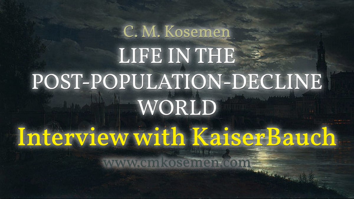 C. M. Kosemen (@cmkosemen) on Twitter photo I recorded a neat podcast with demographics & history YouTuber <a href="/KaiserBauch/">Kaiser Bauch</a> on imagining near-future life in major cities, countries, etc. after the ongoing decline in birth rates takes full effect. Patreon viewers get first dibs. Enjoy! patreon.com/posts/new-podc… I recorded a neat podcast with demographics & history YouTuber <a href="/KaiserBauch/">Kaiser Bauch</a> on imagining near-future life in major cities, countries, etc. after the ongoing decline in birth rates takes full effect. Patreon viewers get first dibs. Enjoy! patreon.com/posts/new-podc…