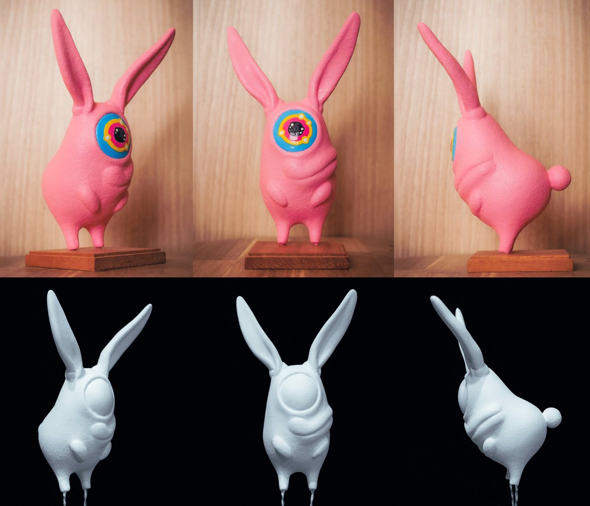 ←アイコンのキャラクターを友人(<a href="/03_11mi/">おみそ</a> )が、フィギュアにしてくれました〜🐇💕