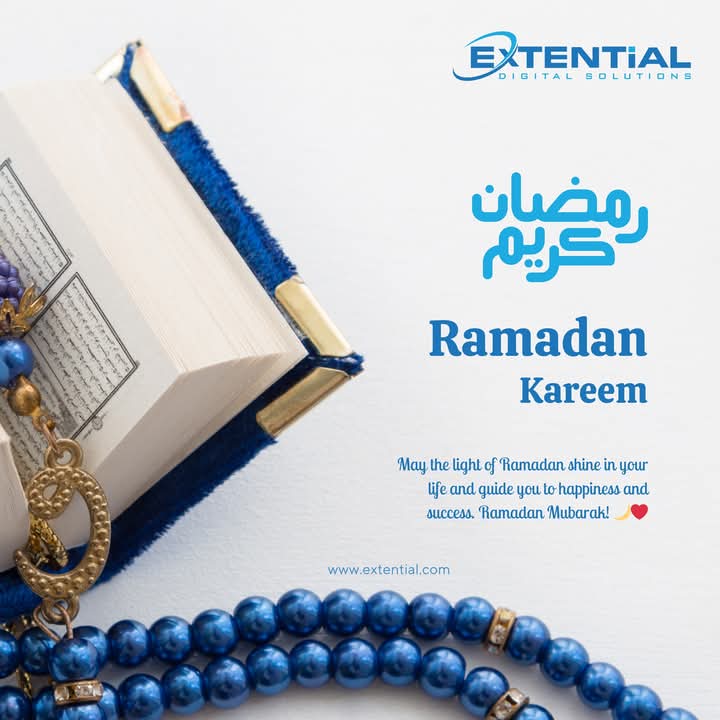 ExtentialTech's tweet image. May the light of Ramadan shine in your life and guide you to happiness and success. Ramadan Mubarak! 🌙❤️