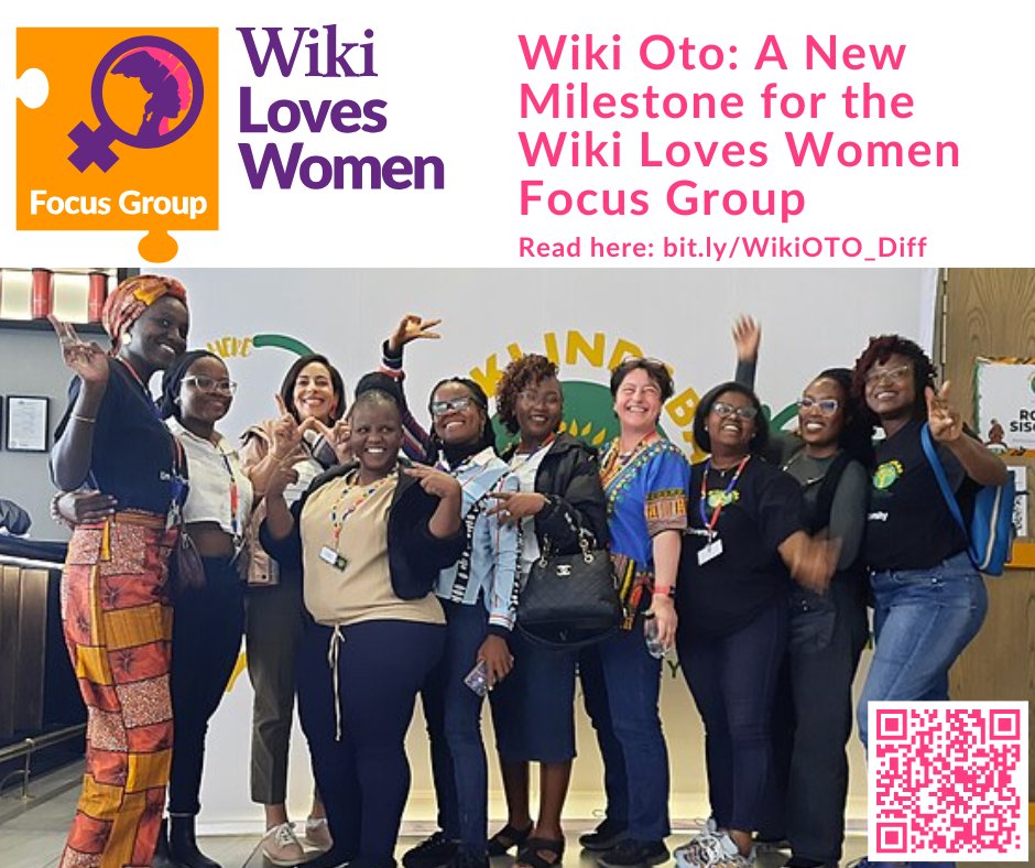 Did you miss all the info about the #WLW #FocusGroup and the #WikiOTO campaign? No worries! You’ll find everything you need to know in one place. Check out our latest Diff post 👉🏿 bit.ly/WikiOTO_Diff
Join us for the WikiOTO launch today, register here: w.wiki/DCjn