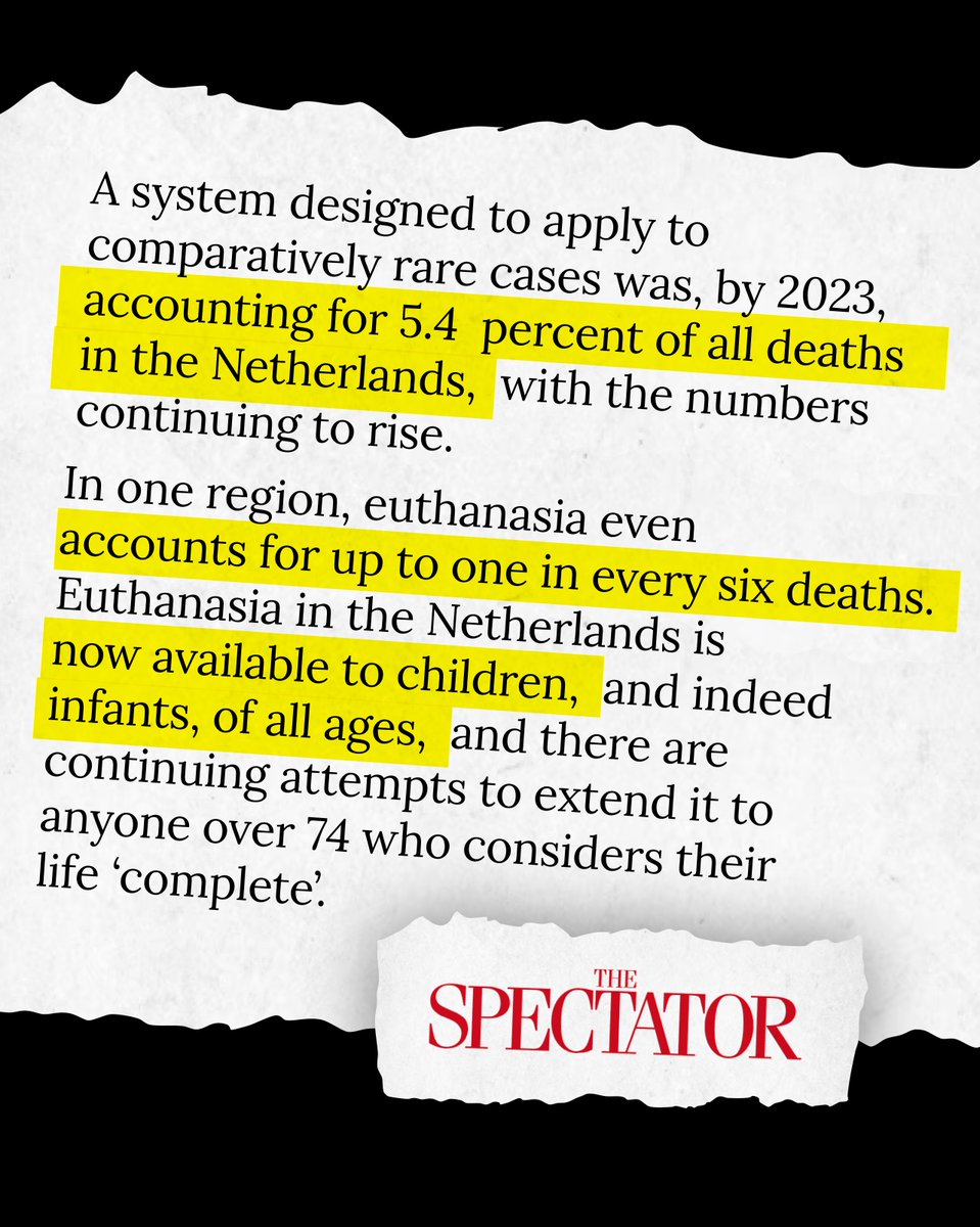 Professor Theo Boer once backed assisted dying legislation in the Netherlands—even serving on a euthanasia review board. After witnessing the system expand and eligibility loosen,, he changed his mind.

spectator.co.uk/article/on-ass…