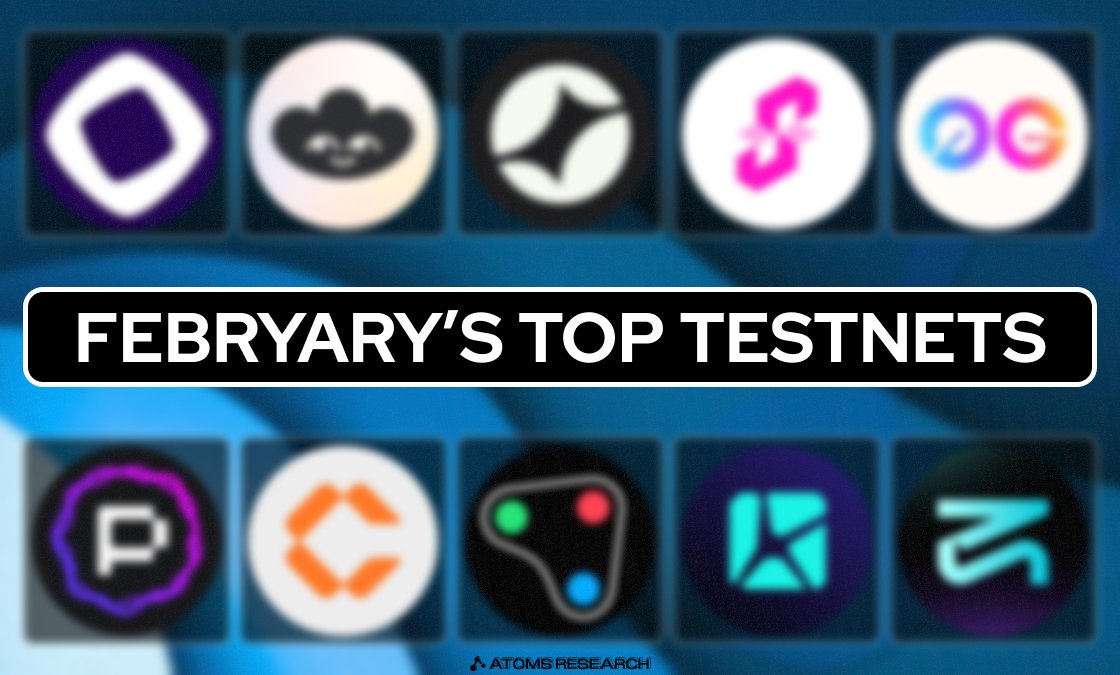 📆 List of the Top Testnets in February

• Potential/Confirmed Airdrop
• Zero-cost interactions

Check the guides 👇