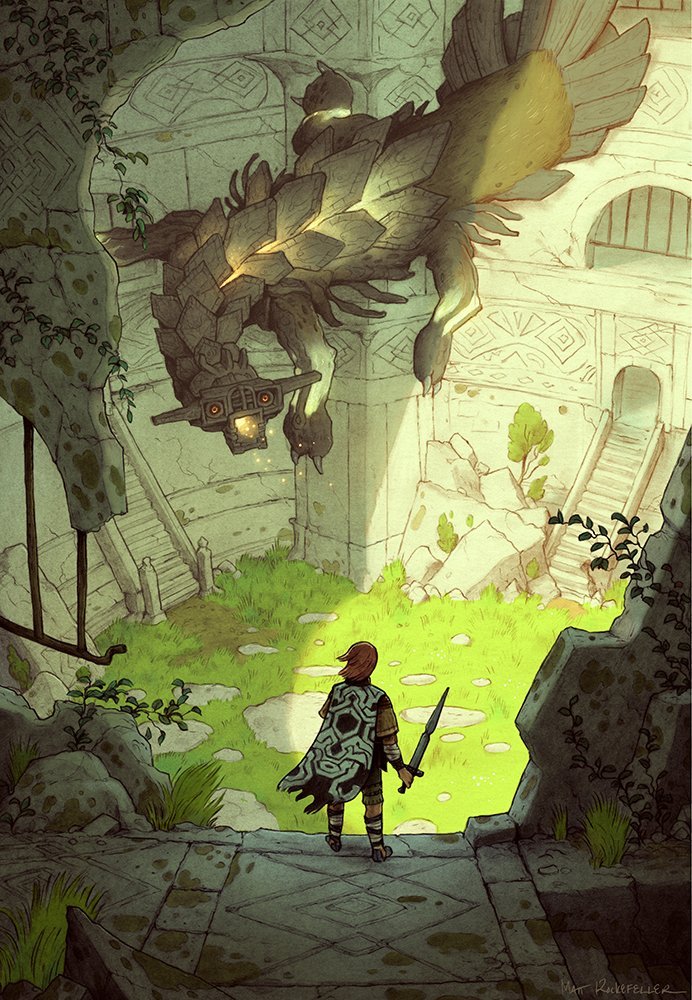 Fan art | Shadow of the Colossus

Artist: Matt Rockefeller