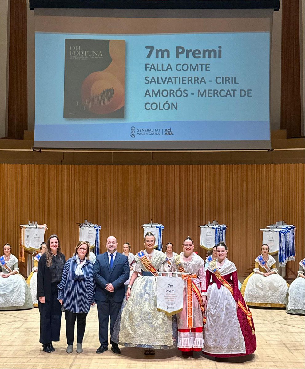 Recogida del premio al Séptimo mejor Llibret de estas Fallas 2025. Muy orgullosos y muy felices!!
#somosdeconde #fallas #valencia