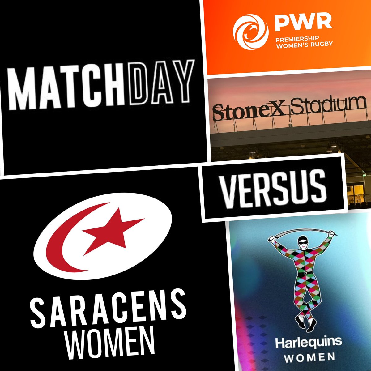 #RugbySaracens (@rugbysaracens) on Twitter photo Match day. Huge <a href="/SaracensWomen/">Saracens Women</a> one: <a href="/ThePWR/">Premiership Women's Rugby</a> semi-final at StoneX. Sunโs out โ๏ธ Tickets just ยฃ12.50 adults ยฃ5 U16s. No clash with our menโs internationals or Prem games. Having as big a #SarriesFamily crowd as possible will boost this fantastic squad. Be there and be loud โซ๏ธ๐ด! Match day. Huge <a href="/SaracensWomen/">Saracens Women</a> one: <a href="/ThePWR/">Premiership Women's Rugby</a> semi-final at StoneX. Sunโs out โ๏ธ Tickets just ยฃ12.50 adults ยฃ5 U16s. No clash with our menโs internationals or Prem games. Having as big a #SarriesFamily crowd as possible will boost this fantastic squad. Be there and be loud โซ๏ธ๐ด!