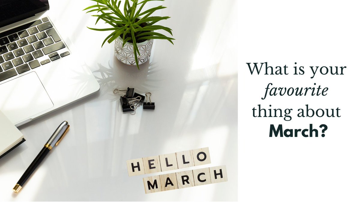 anita_noon's tweet image. 🌸 What&apos;s your favourite thing about March?

With March being the last month of the quarter, it&apos;s a great time to reflect on progress, push towards goals, and set the tone for the next three months.

How do you make the most of March - personally or professionally?

#MarchVibes
