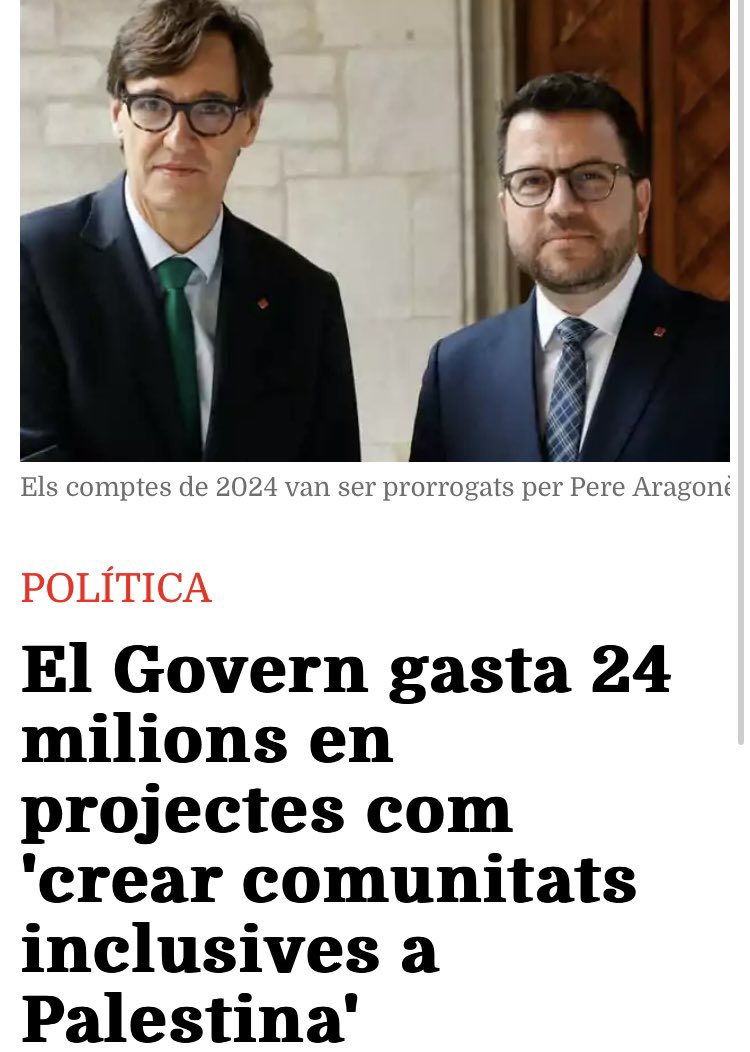 La dada que hauriem d’ estar repiulant a cada minut és aquesta

CADA HORA mor una persona esperant  rebre alguna mena la prestació per dependència a Catalunya. 
326 d’ espera 

Ets una vergonya  <a href="/salvadorilla/">Salvador Illa Roca</a> !