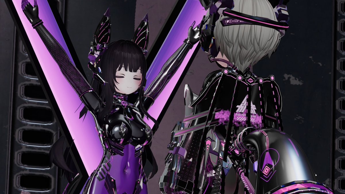 Sekinetsu_1005's tweet image. （つ、強すぎる…このままじゃやられちゃう）

どうにかしないと…あっ…
戦闘員の重い一撃により気絶してしまう

―――――
民間人を戦闘員へ改造する研究所へと再び連れてこられてしまった彼女。
顔に謎の機械を装着させられ…
#EvilFallSet　#VRChat