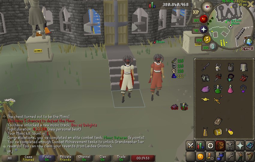 Grandmaster again, without tbow this time :D